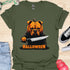 Halloween - V3 - Bulldog Pumpkin Head T-Shirt